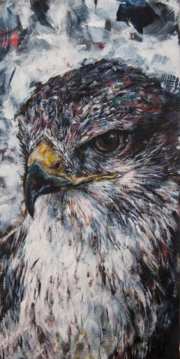Harris - Acrylic - &copy;Melissa Wilcox 2018
